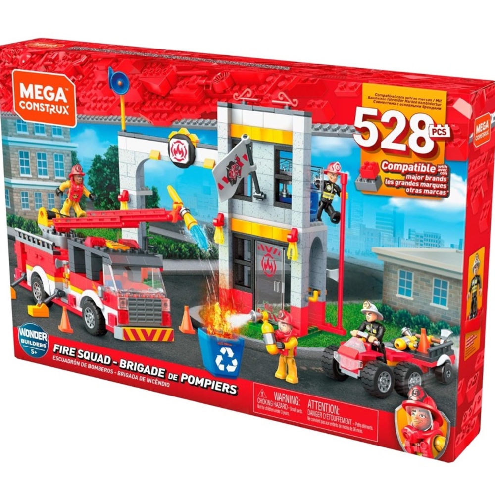 Lego Fire Rescue Building Set - Red and Yellow